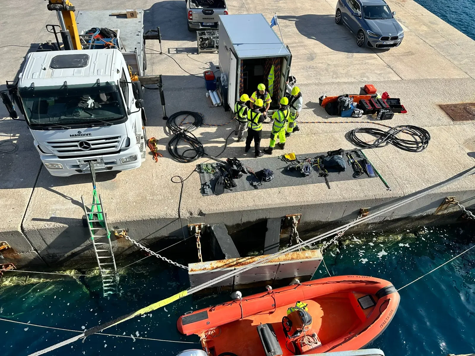 Marine diving operation